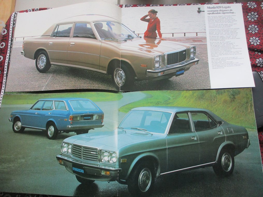 Mazda RX7/MX6/MX3/929Legato/Turbo/626/322 (1976-1994) - Brochura - 1976 #2.1