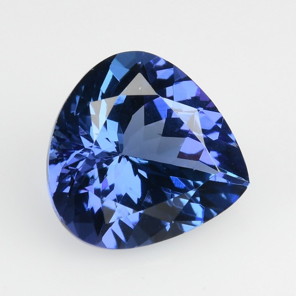 Albastru, Violet Tanzanite  - 4.61 ct - IGI (Institutul gemologic internațional) #2.1