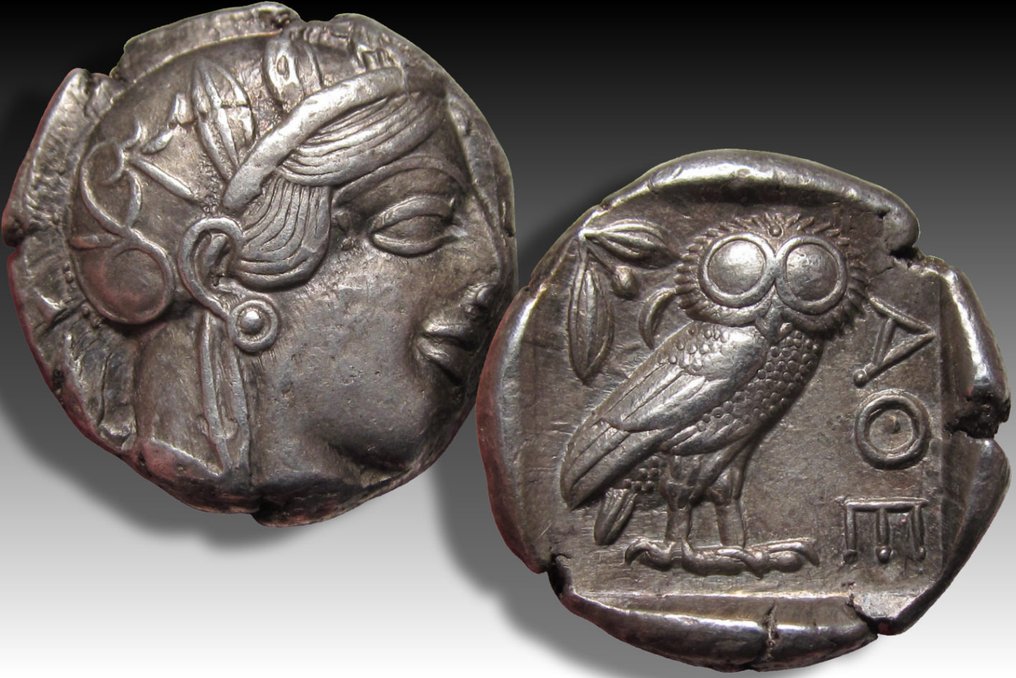 Attica, Athens. Tetradrachm 454-404 B.C. - great example of this iconic coin - #2.1