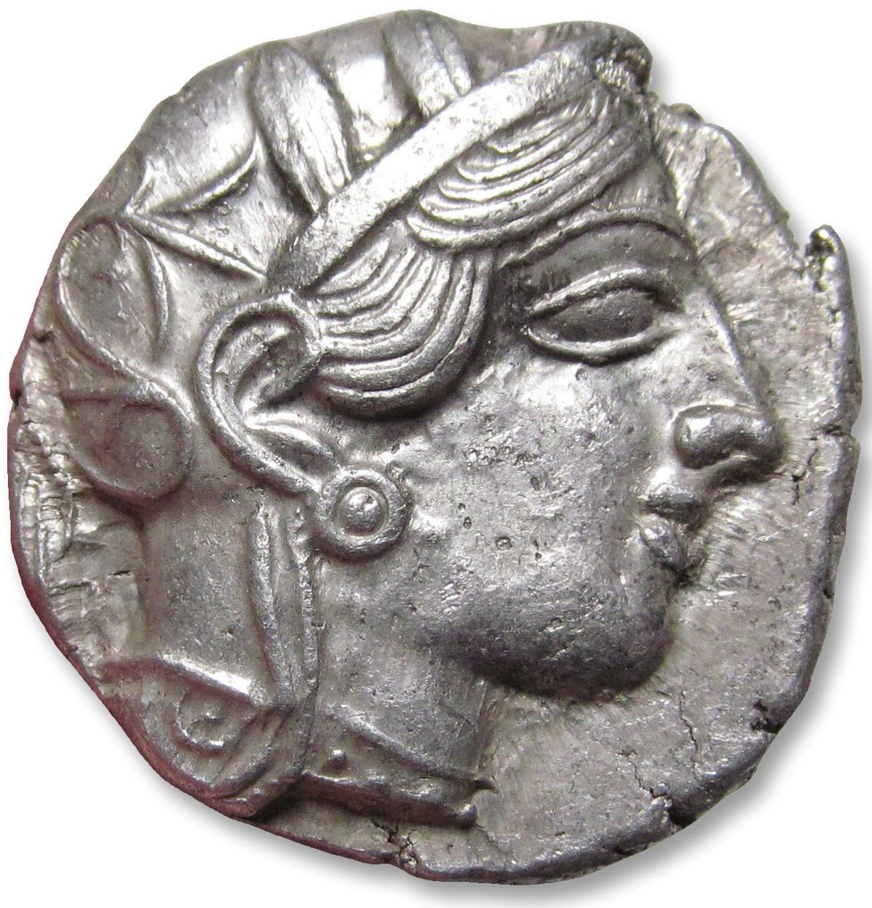 Attica, Atenas. Tetradrachm 454-404 B.C. - beautiful high quality example of this iconic coin - #1.2