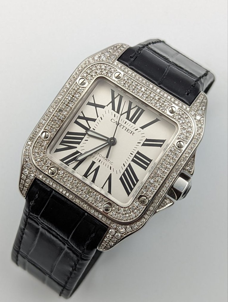 Cartier - Santos 100 XL Diamonds - 2656 - 中性 - 2011至今 #1.1