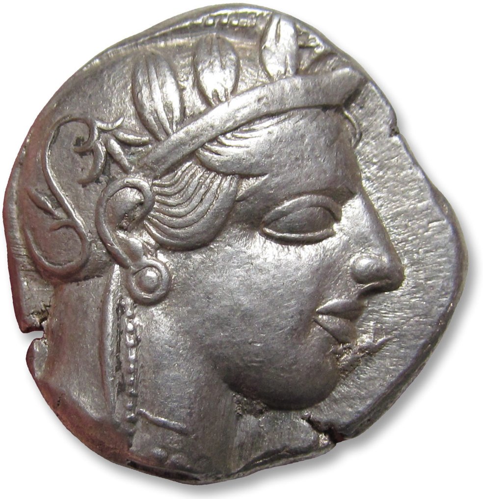 阿提卡， 雅典. Tetradrachm 454-404 B.C. - beautiful high quality example of this iconic coin - #1.2