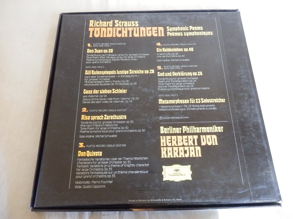 Karajan & The Berlin Philharmonic Orchestra - 多个标题 - 盒装 - 1975 #3.1