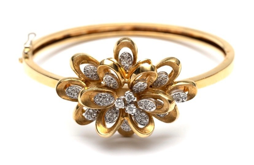 Siebel - Conjunto de joyas de 2 piezas - 18 quilates Oro amarillo, Oro blanco -  1.40ct. tw. Diamante - Diamante #2.1