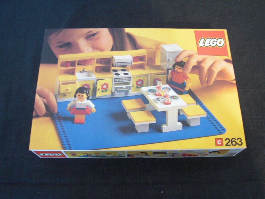 Lego - 263 + 264 + 266 - Kitchen + Living Room + Child's Bedroom - 1970-1980 - Denemarken #2.1