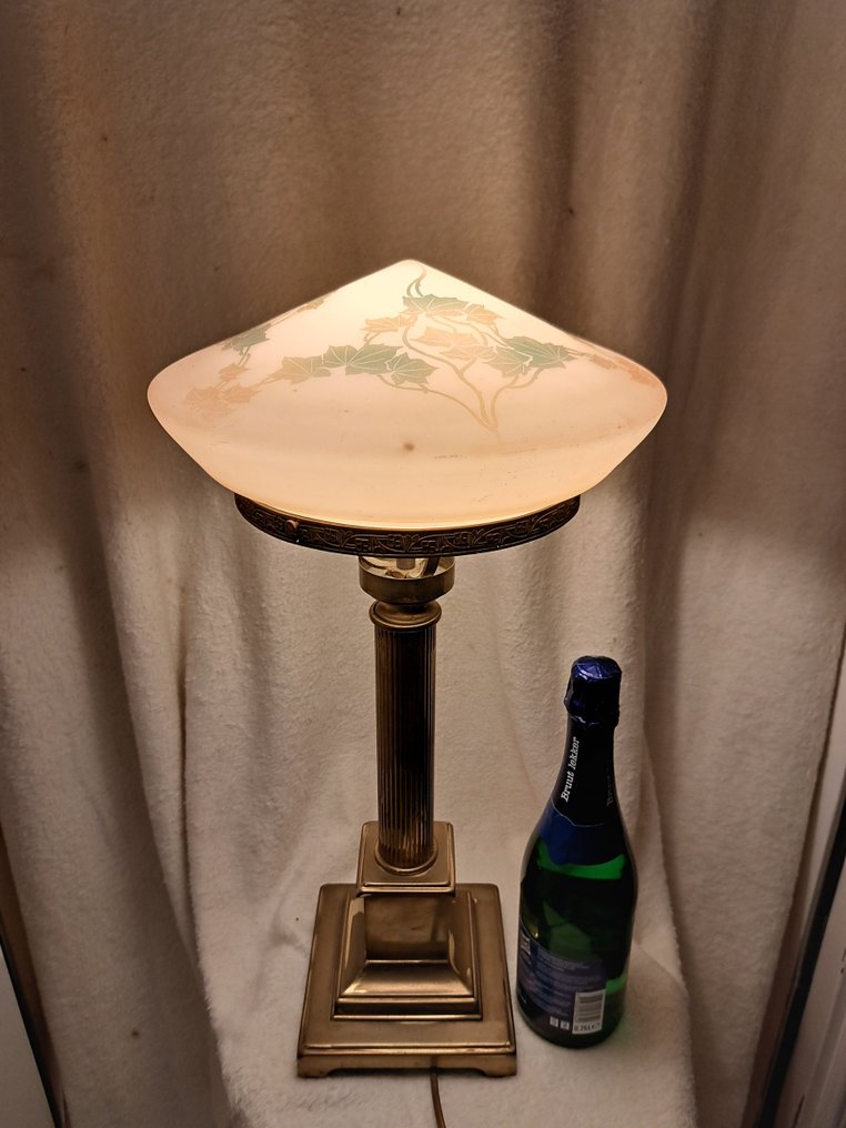 Lámpara de sobremesa - Latón, Vidrio #1.2