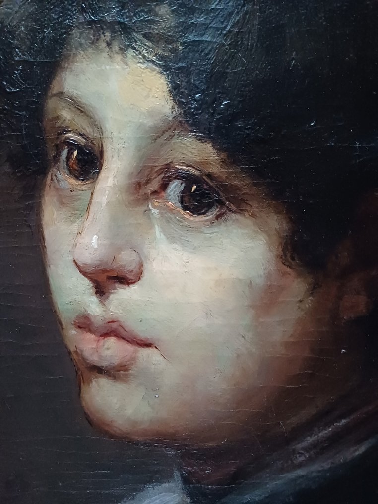 Cesare Vittore Luigi Tallone (1853 – 1919) - Ritratto di nobile fanciullo #3.2