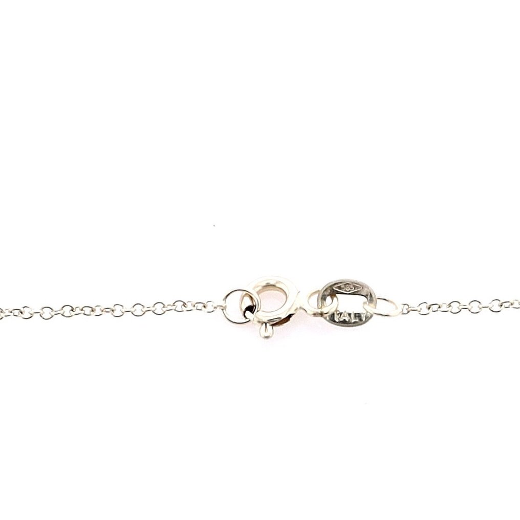 Halskette mit Anhänger - 14 kt Gelbgold -  1.39 tw. Diamant  (Natürlich) - Diamant #2.1
