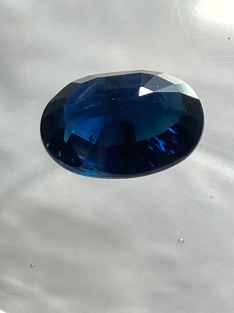 没有保留价 - 1 pcs  蓝色 蓝宝石  - 2.60 ct - 安特卫普宝石检测实验室（ALGT） #1.1
