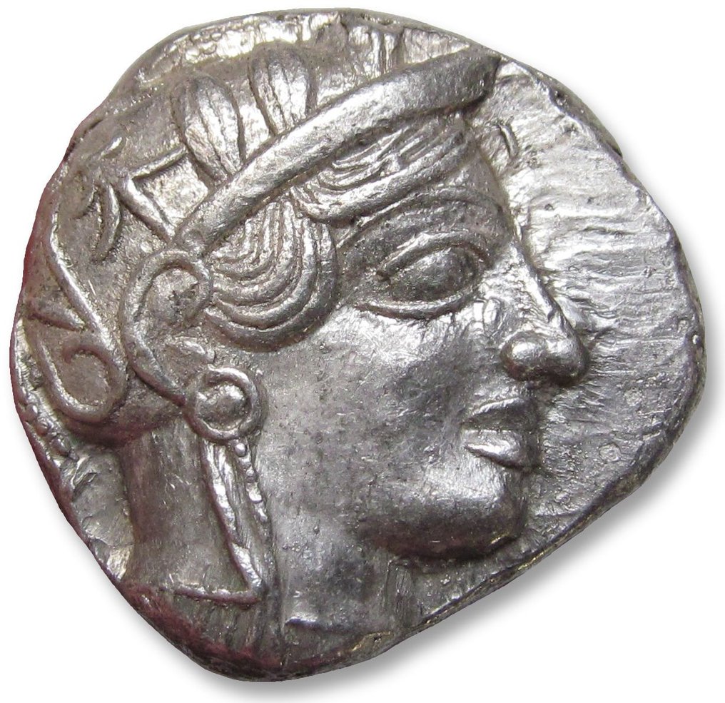 Attica, Athens. Tetradrachm 454-404 B.C. - great example of this iconic coin - #1.2