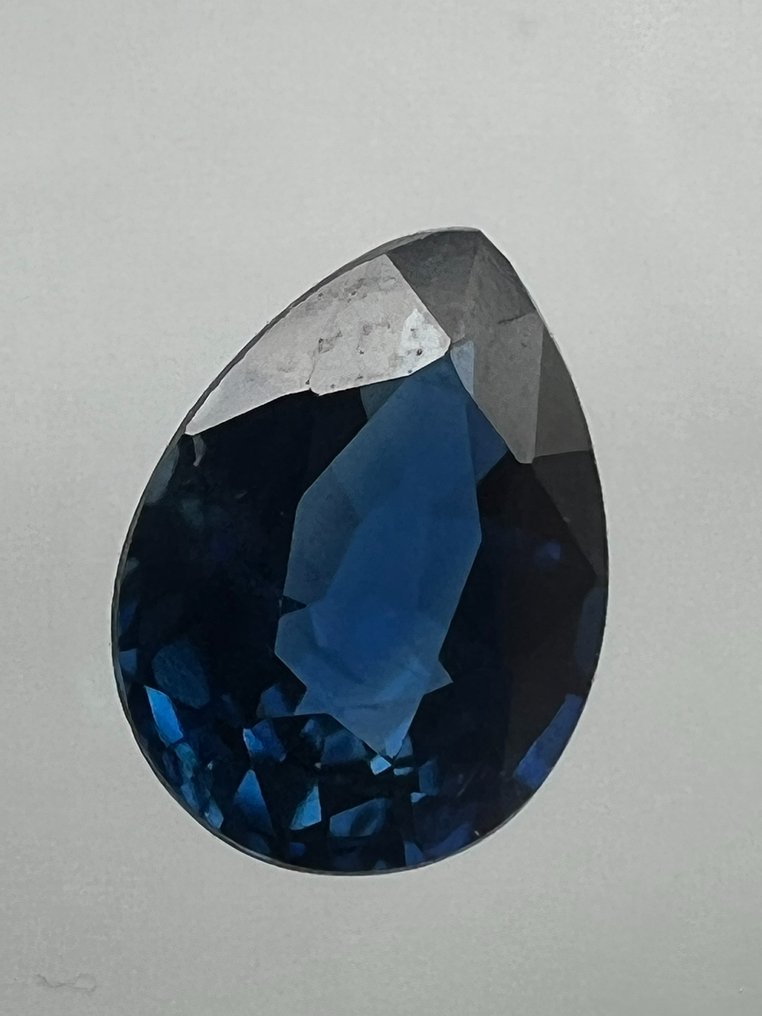 藍色 藍寶石  - 0.55 ct - Antwerp Laboratory for Gemstone Testing (ALGT) - 深藍 #2.1