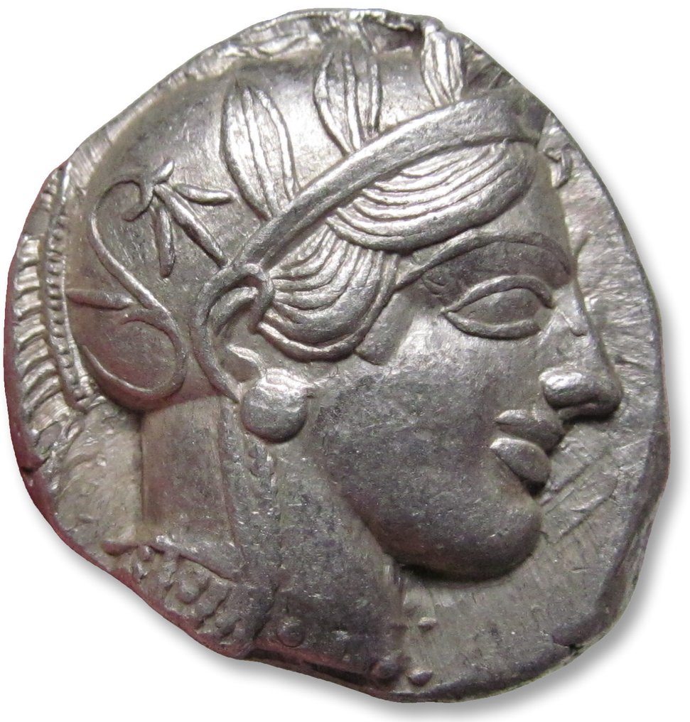 Attica, Athene. Tetradrachm 454-404 B.C. - great example of this iconic coin - #1.1