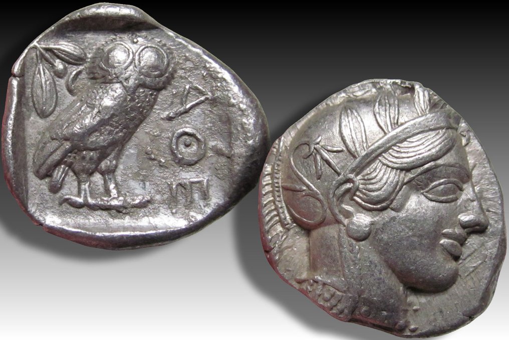 Attica, Athene. Tetradrachm 454-404 B.C. - great example of this iconic coin - #2.1