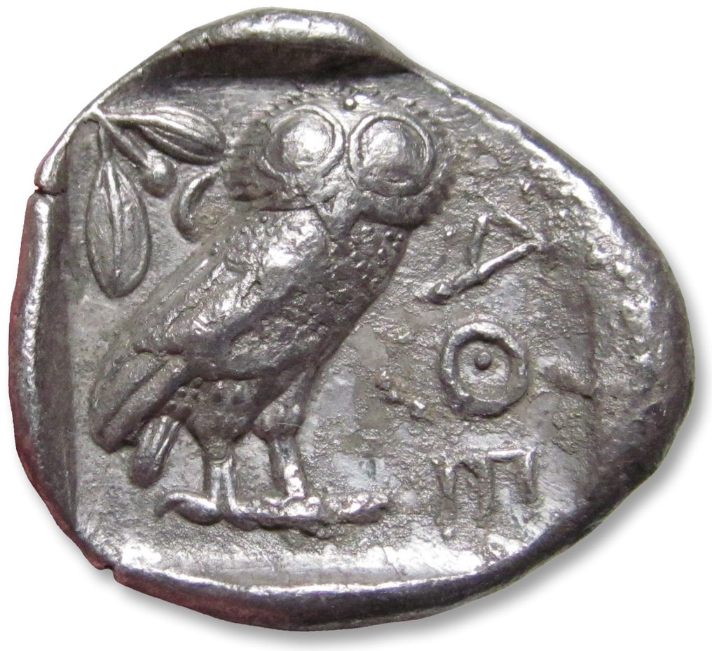 Ática, Atenas. Tetradrachm 454-404 B.C. - great example of this iconic coin - #1.2