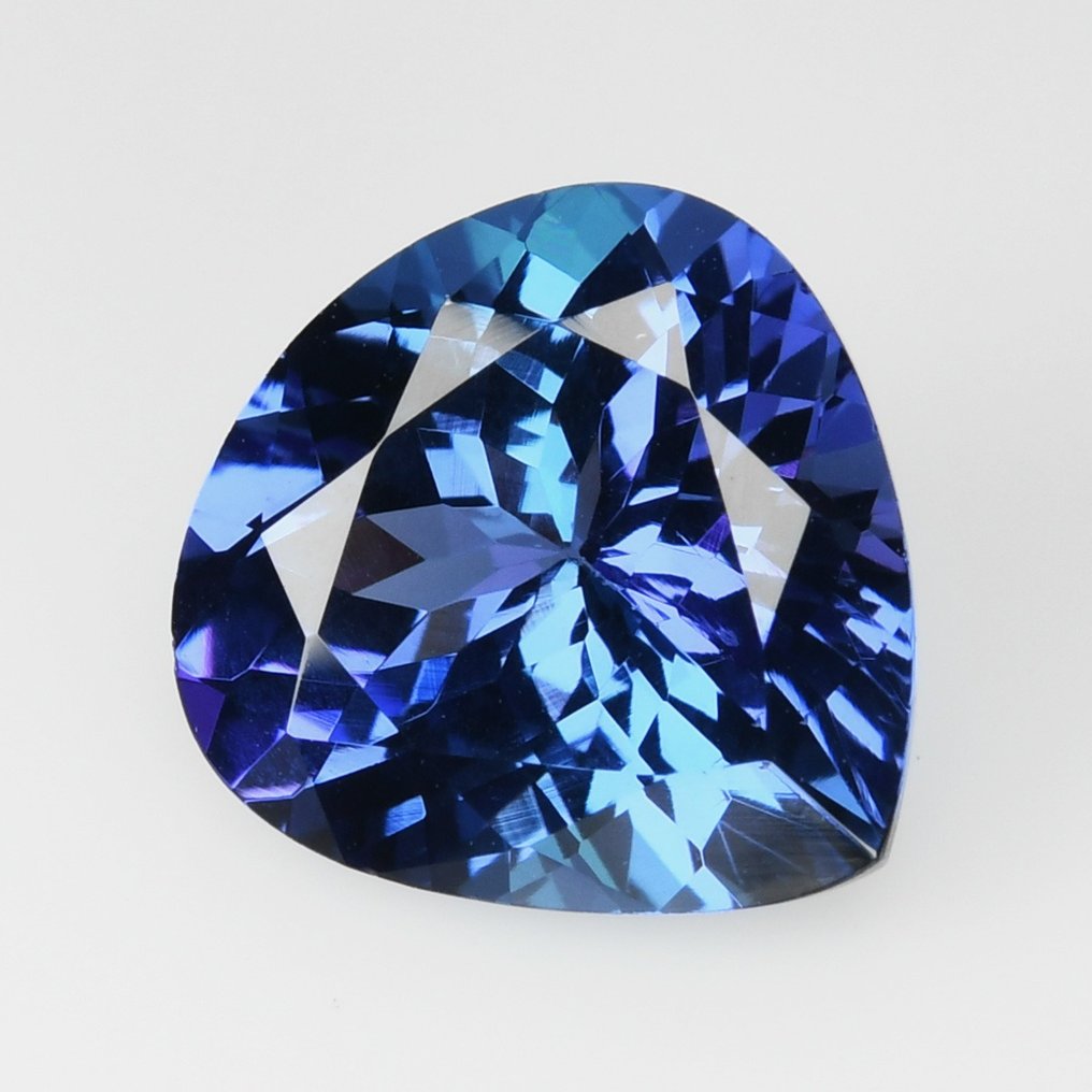 Albastru, Violet Tanzanite  - 4.61 ct - IGI (Institutul gemologic internațional) #1.1
