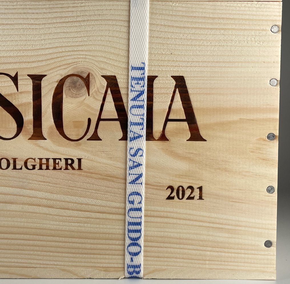 2021 Tenuta San Guido, Sassicaia - Bolgheri DOC - 6 Bottles (0.75L) #3.2