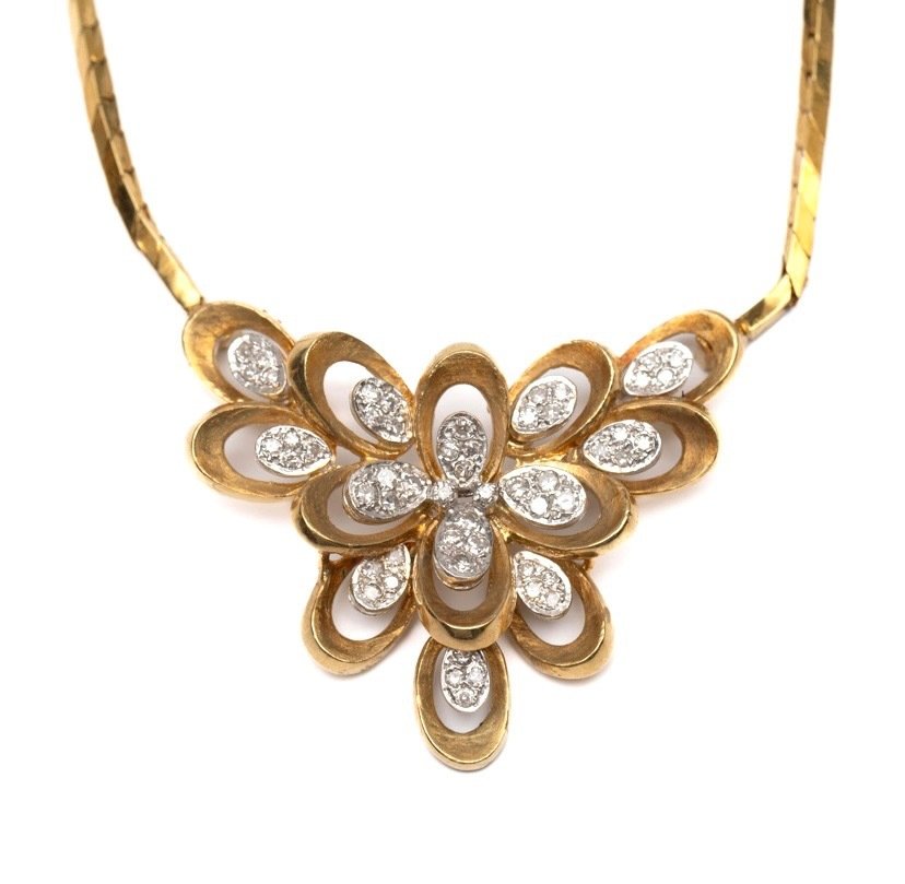 Siebel - Conjunto de joyas de 2 piezas - 18 quilates Oro amarillo, Oro blanco -  1.40ct. tw. Diamante - Diamante #1.2