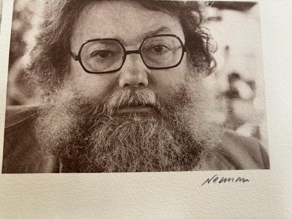 Yehuda Neiman (1931-2011) - Portrait de Pierre Restany, 1980 #2.1