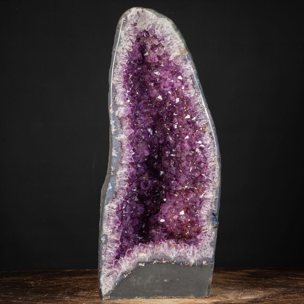 第一选择紫水晶 Chatedral - 高品质 - 深紫色 - 高度: 625 mm - 宽度: 250 mm- 33.1 kg #1.2