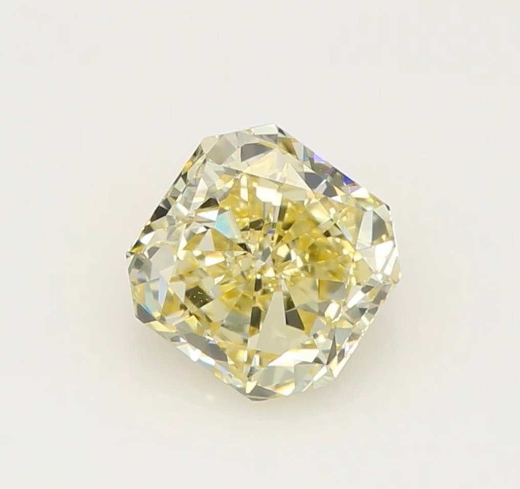 Diamant - 0.62 ct - Radiant - Fancy Yellow - VS2 #1.1