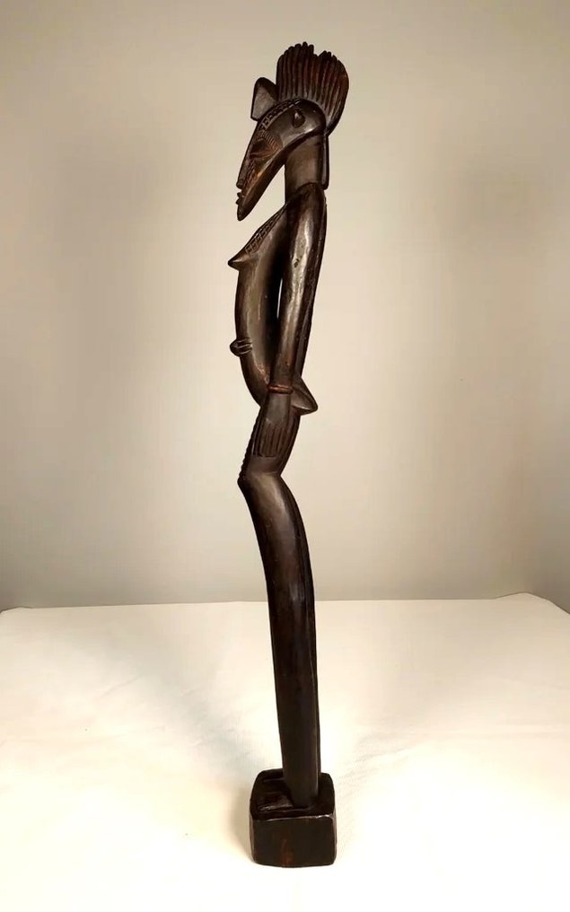 Größe - Deble-Wächterstatue – (67 cm) - Senufo - Elfenbeinküste #1.2
