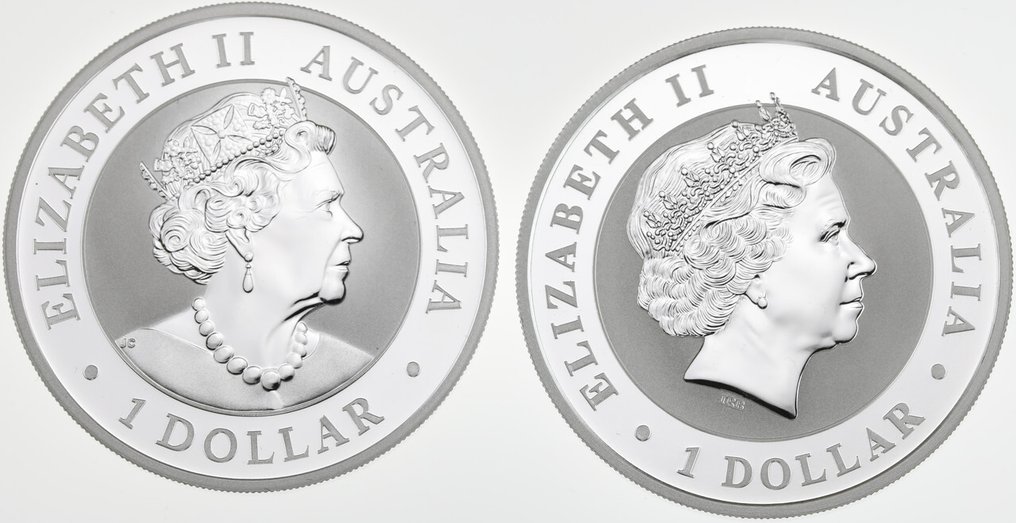 Australië. 1 Dollar 2018/2019 Koala, 2x1 Oz (.999) #2.1