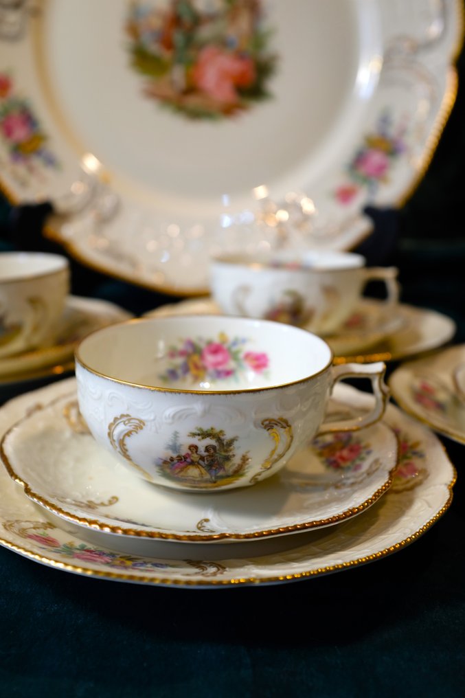 Rosenthal, Sanssouci Toppversion- Rococo artdeco - Servizio da tè e caffè (13) - Porcellana #2.2