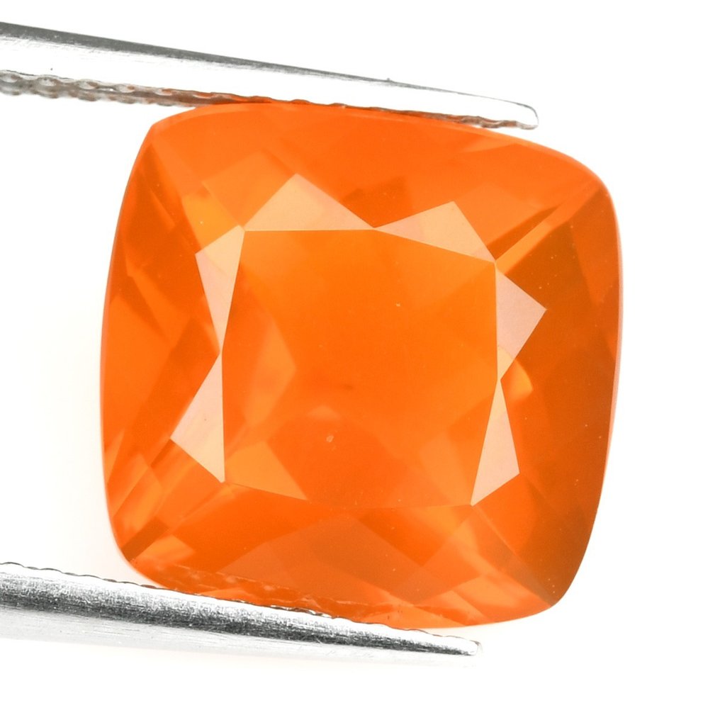 Sans Prix de Réserve Orange Opale de feu  - 4.06 ct - International Gemological Institute (IGI) #1.1