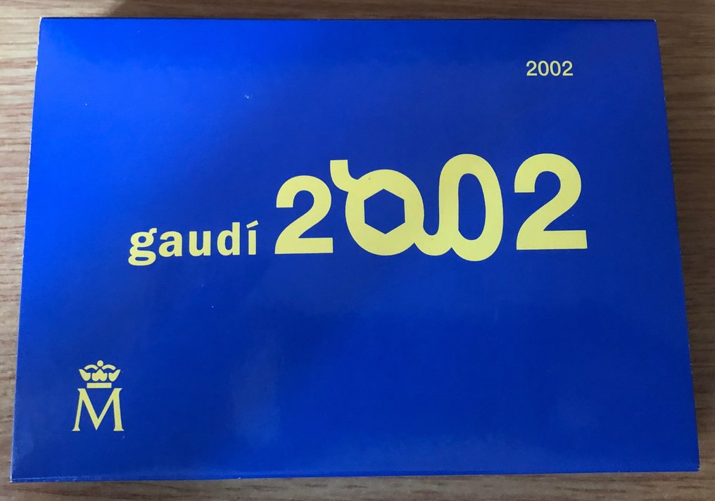 Spagna. 10 Euro / 50 Euro 2002 "Gaudi - Colección completa" Proof #1.3