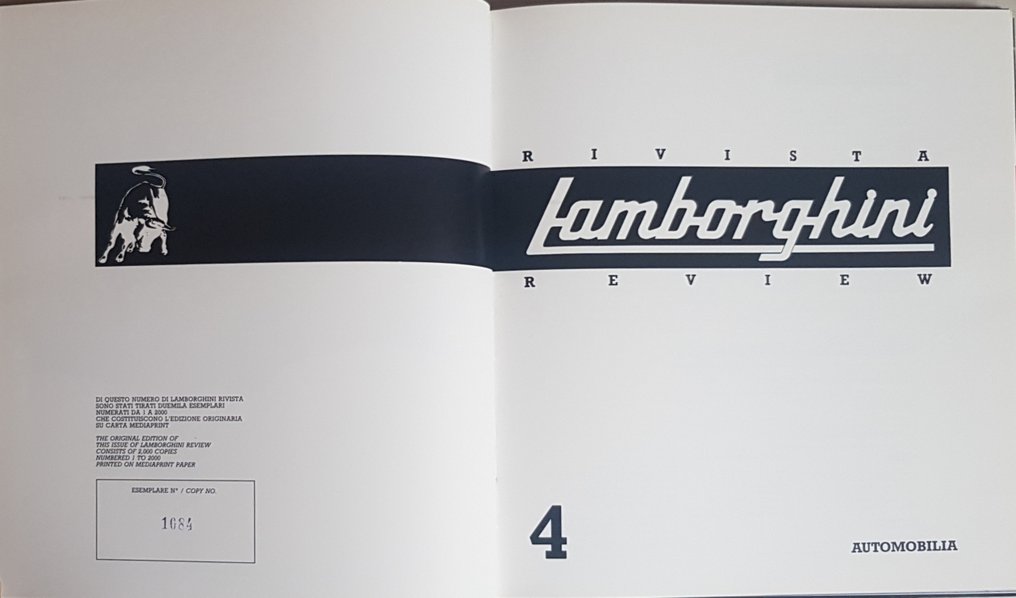 Automobilia - Lamborghini Review 4&5 - 1990 #2.1
