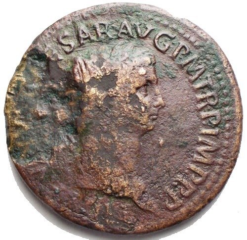 Imperio romano. Claudio (41-54 e. c.). Sestertius Rome, AD 41/2 #1.2