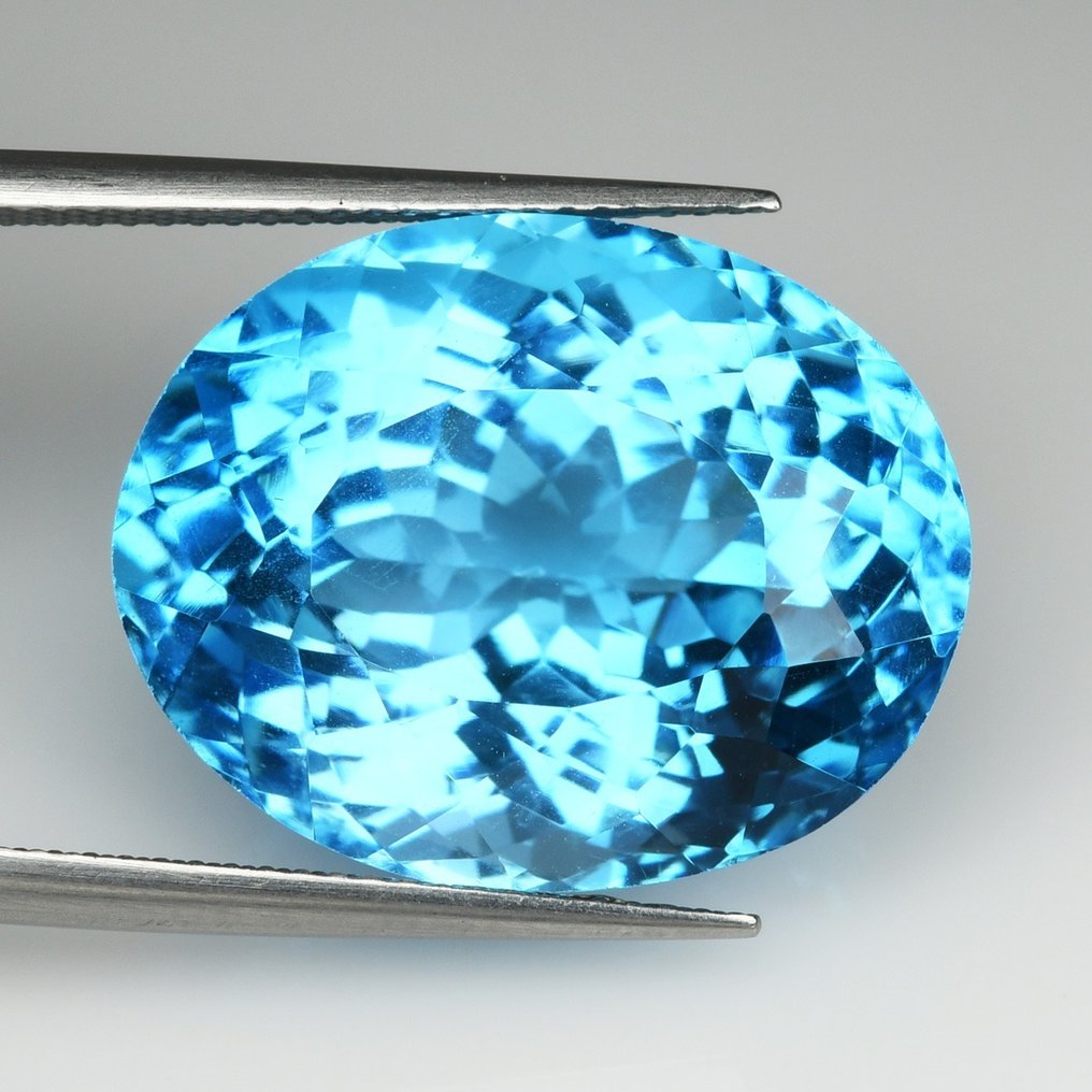 没有保留价 蓝色 黄宝石  - 30.72 ct - 国际宝石研究院（IGI） #1.2