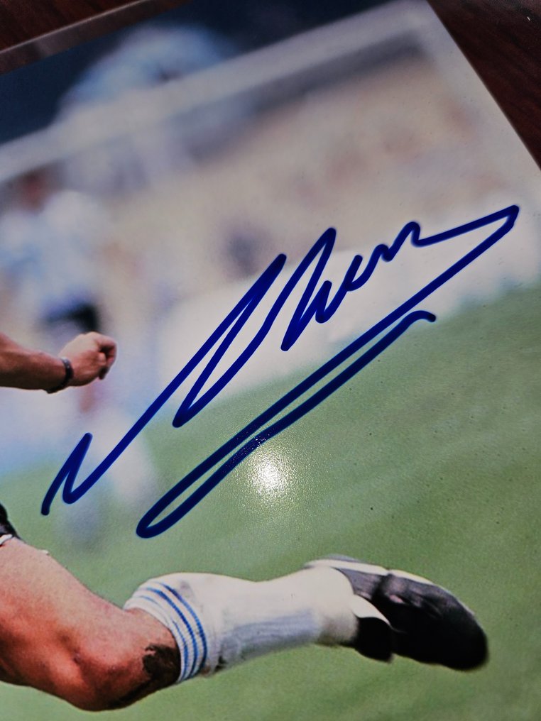 Argentina - Diego Maradona - Fotografie semnată (20x25cm) Autograf autentic JSA (Autografe finale)  #2.1