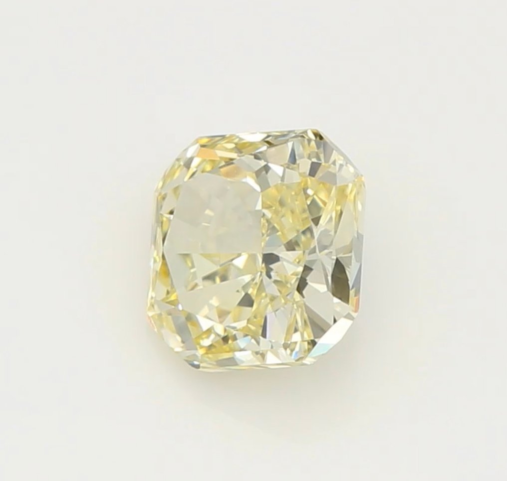 Diamant - 0.62 ct - Radiant - Fancy Yellow - VS2 #2.1