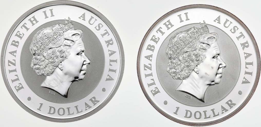Australia. 1 Dollar 2012/2014 Koala, 2x1 Oz (.999) #2.1