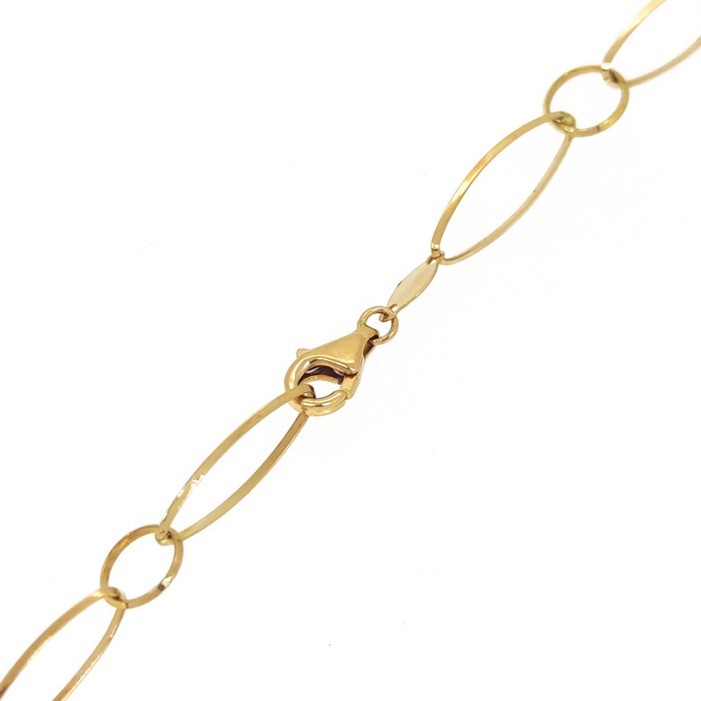 頸鏈 - 18 克拉 黃金 綠松石 #2.1