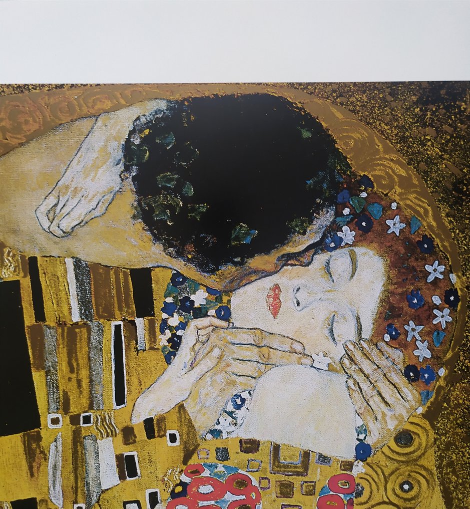 Gustav Klimt (1862-1918) (after) - "Der Kuss, 1907-08" - (70x100cm) #2.1