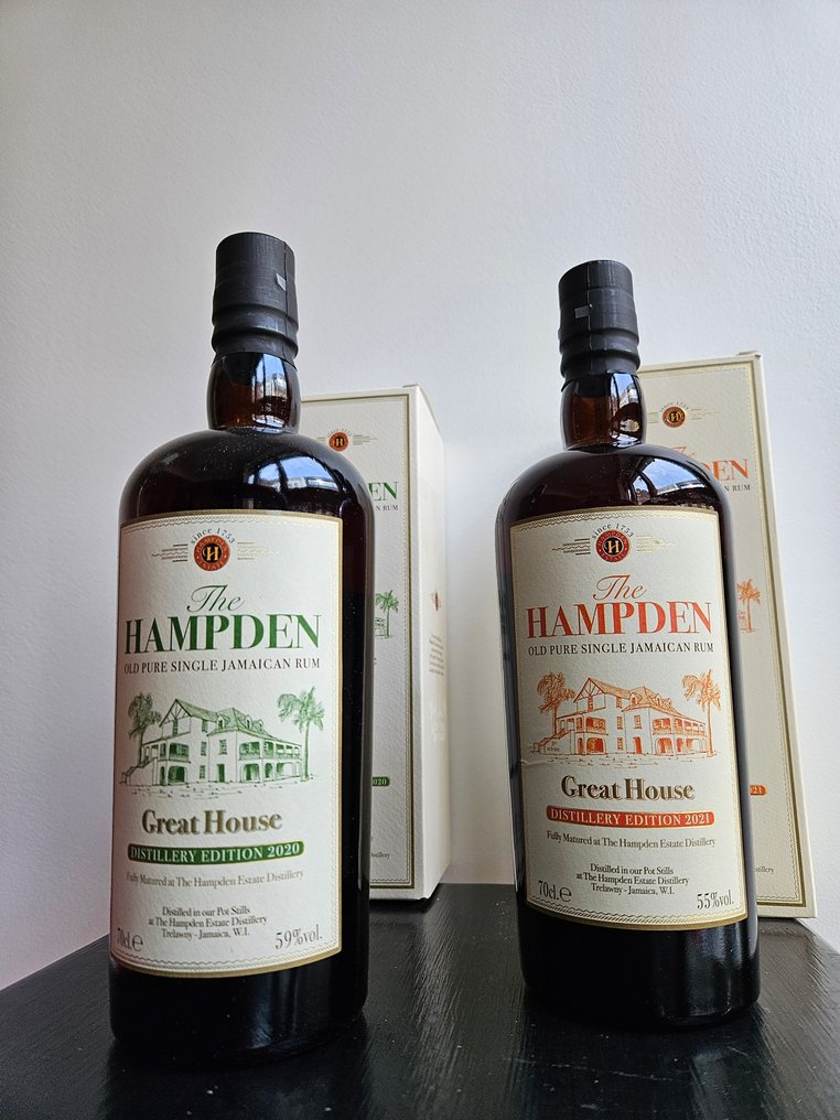 Hampden - Great House 2020 + 2021 - 70cl - 2 bottiglie #1.1