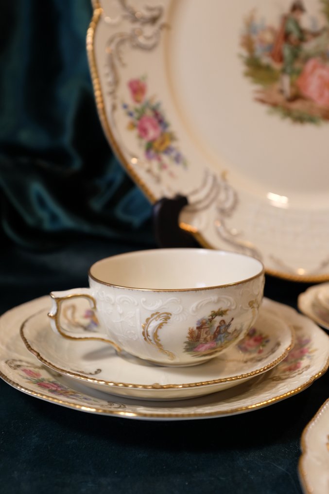 Rosenthal, Sanssouci Toppversion- Rococo artdeco - Servizio da tè e caffè (13) - Porcellana #3.1