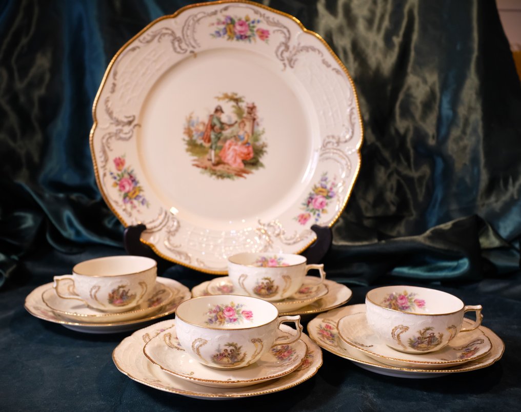 Rosenthal, Sanssouci Toppversion- Rococo artdeco - Servizio da tè e caffè (13) - Porcellana #1.1