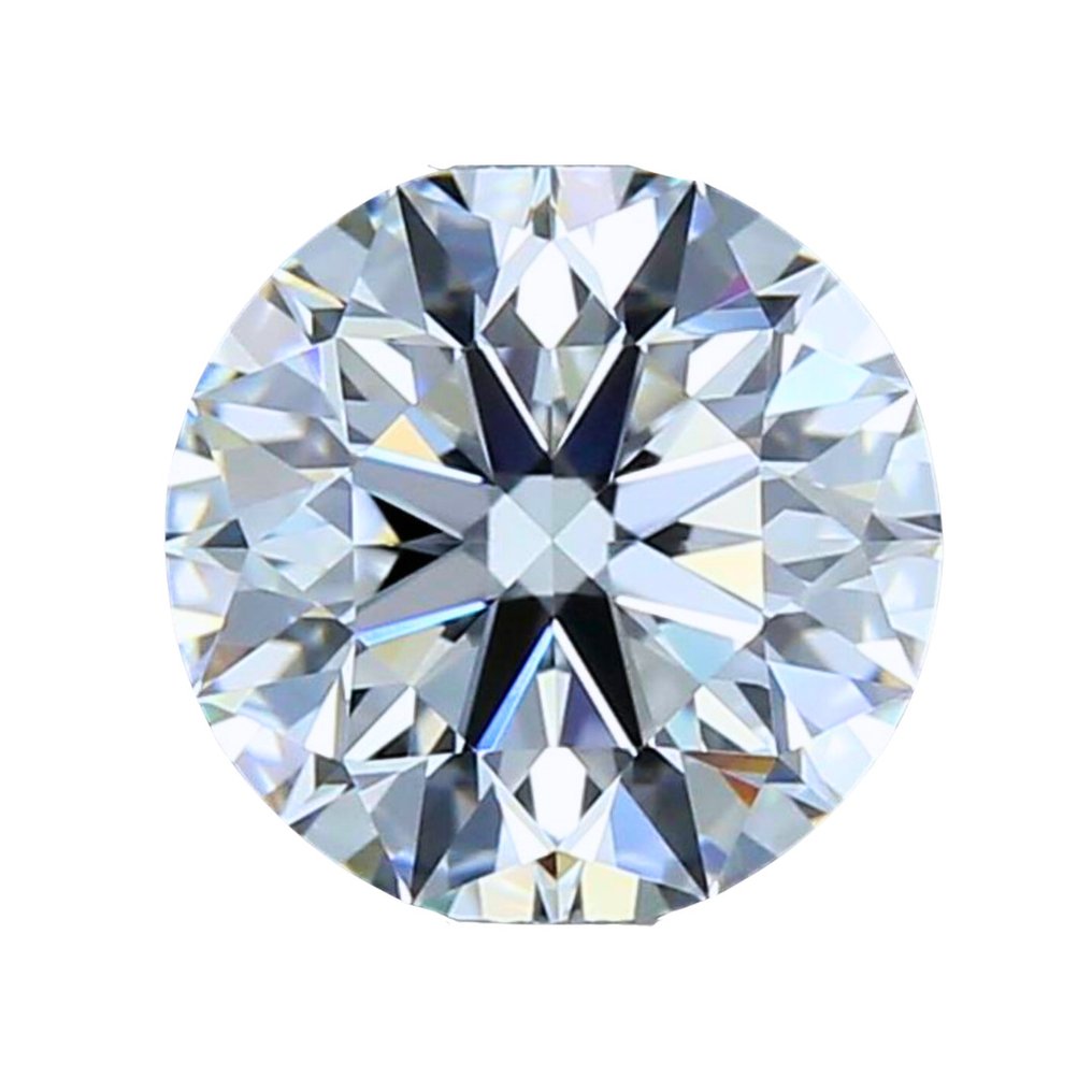1 pcs Diamant - 1.28 ct - Rund, GIA-certifikat - Ideal Cut - Triple Excellent - 2467036401 - D (färglös) - IF (internally flawless) #1.1