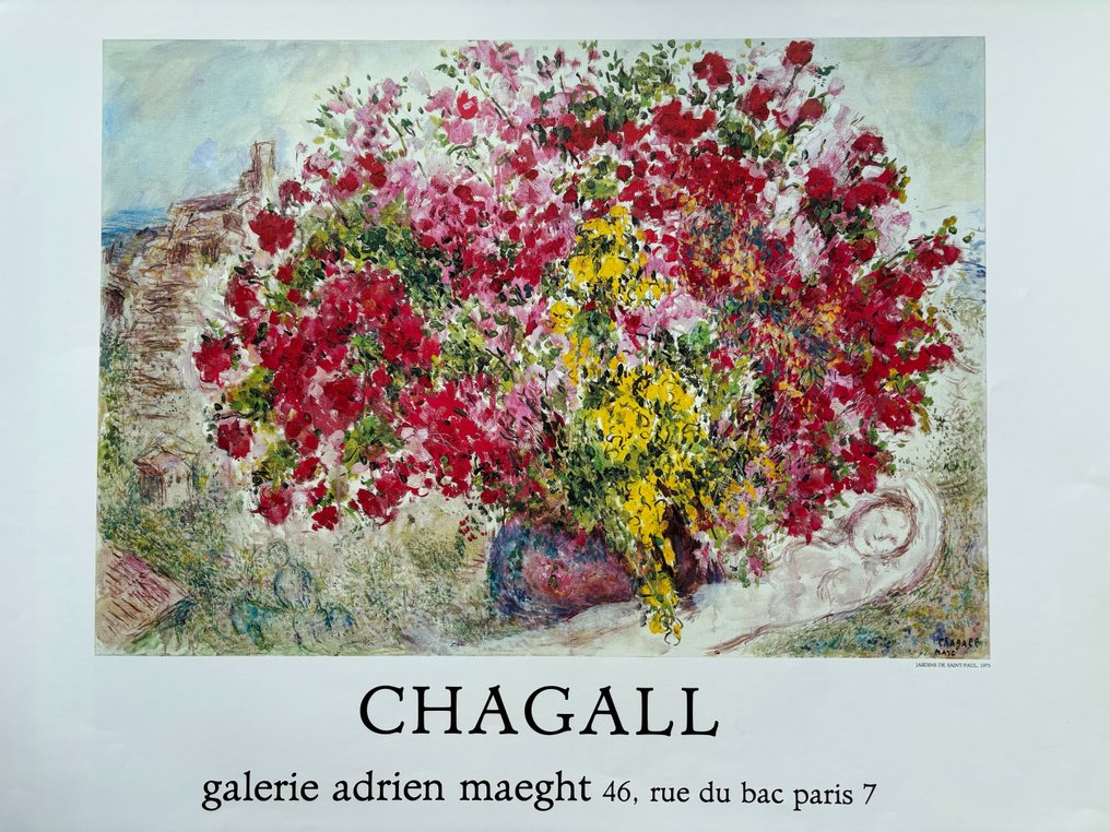 Marc Chagall, after - Jardins De Saint Paul - anii `70 #3.2