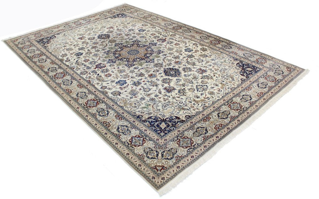 原始波斯地毯 Nain 6 La，有 Habibian 簽名 - 小地毯 - 300 cm - 200 cm #2.1