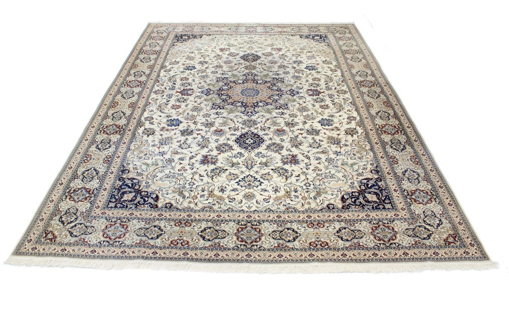 原始波斯地毯 Nain 6 La，有 Habibian 簽名 - 小地毯 - 300 cm - 200 cm #1.3
