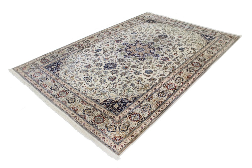 原创波斯地毯 Nain 6 La，有 Habibian 签名 - 小地毯 - 300 cm - 200 cm #1.2