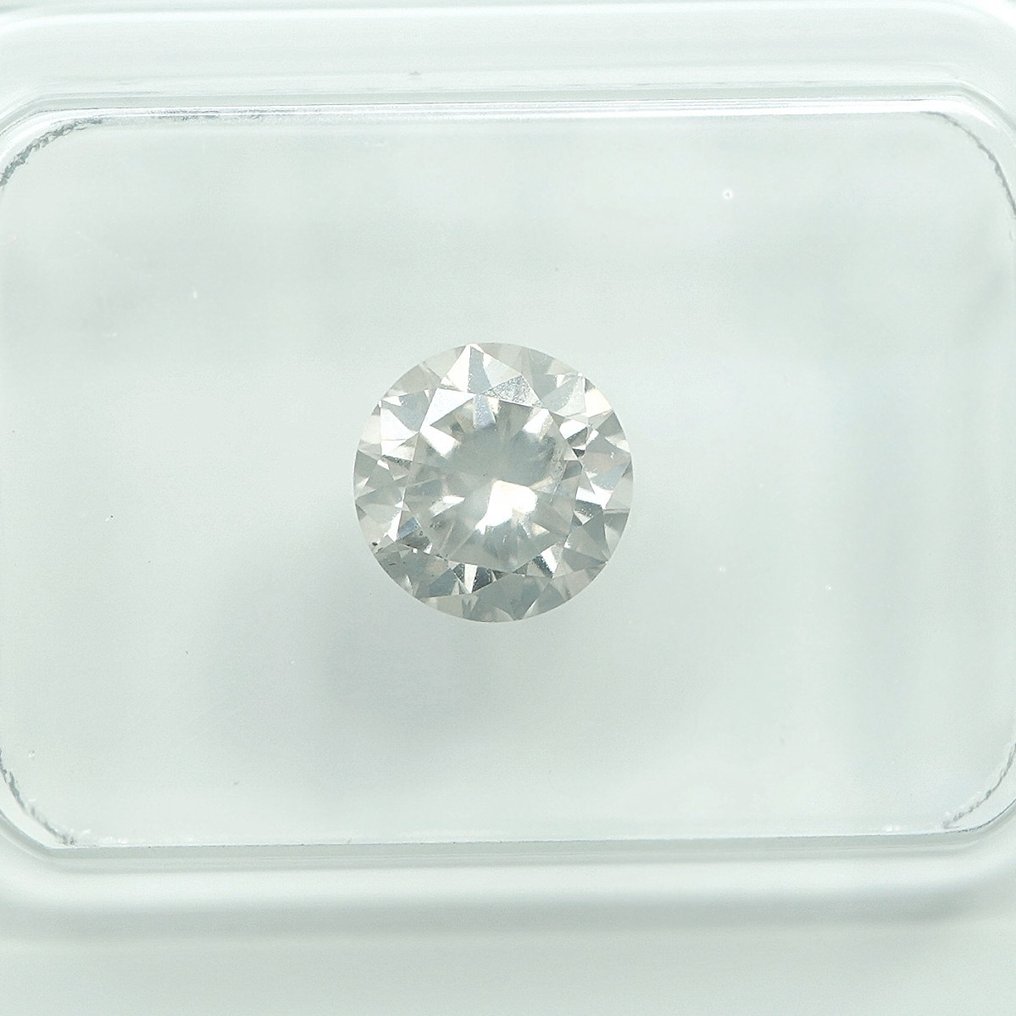 Zonder minimumprijs - 1 pcs Diamant  (Natuurlijk)  - 0.82 ct - J - P1 - Gem Report Antwerp (GRA) #2.1