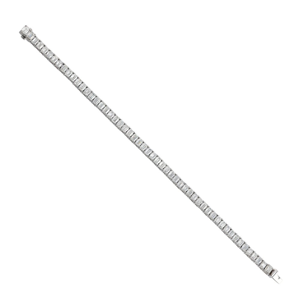 Armbånd Hvidguld -  10.74 tw. Diamant  (Laboratoriedyrket) #1.2