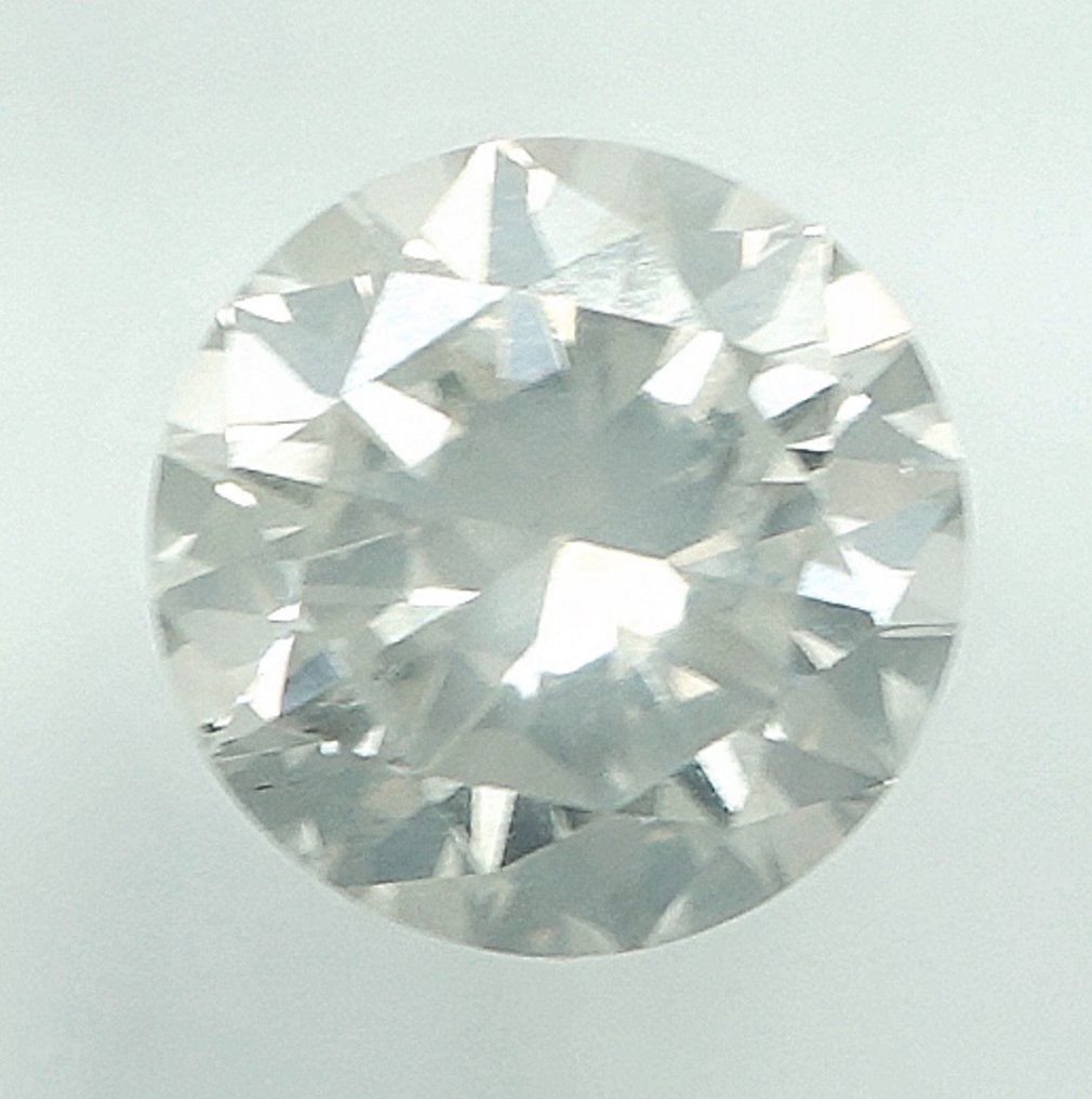 Zonder minimumprijs - 1 pcs Diamant  (Natuurlijk)  - 0.82 ct - J - P1 - Gem Report Antwerp (GRA) #1.0
