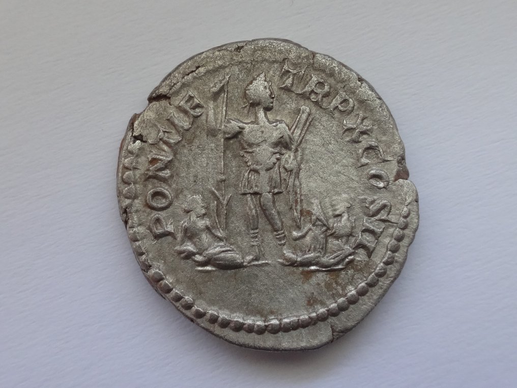 Römisches Reich. Caracalla (198-217). Denarius #3.1