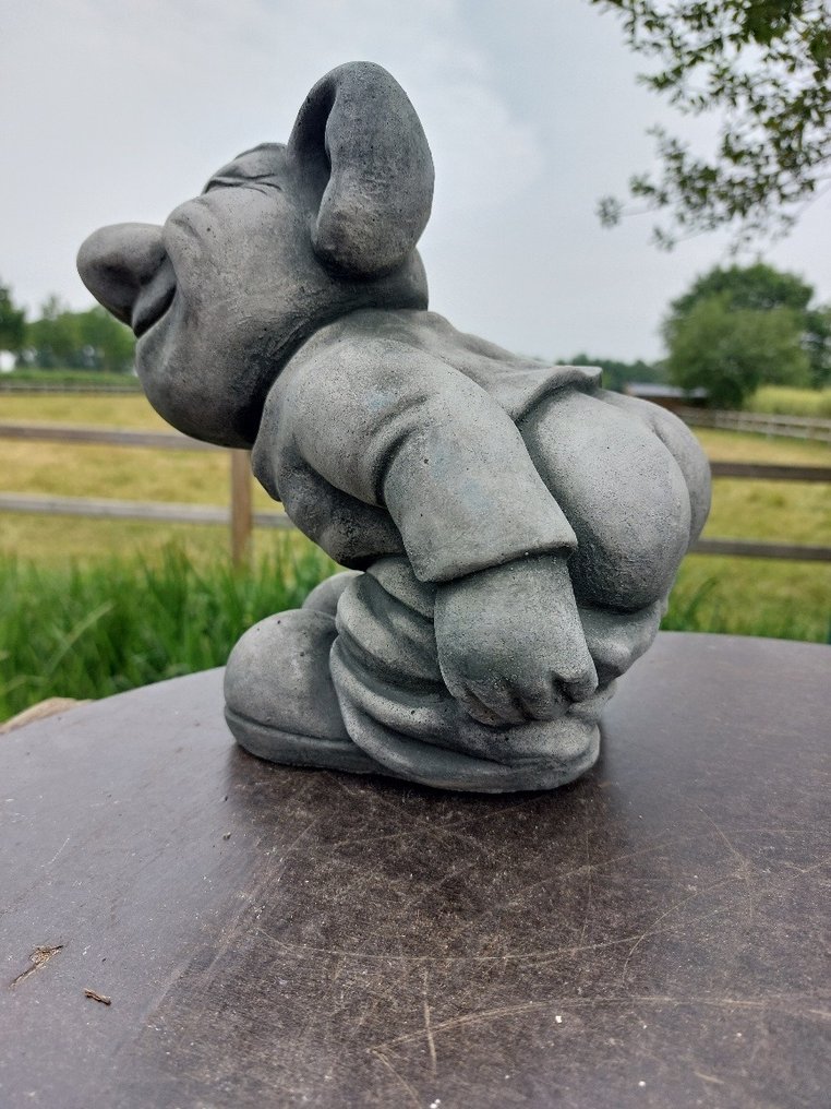 塑像, garden statue of a troll mythical creature - 25 cm - 铸石 #2.1